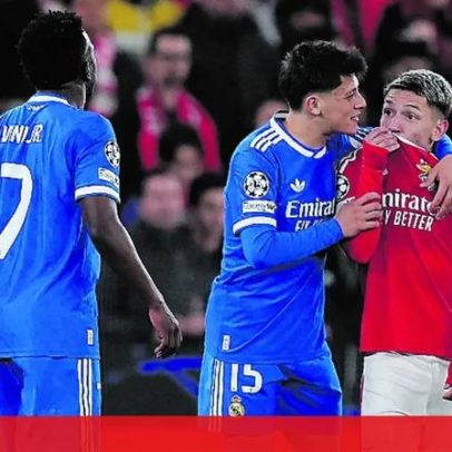 Prestianni pode enfrentar suspensão de 10 jogos por insultos raciais a Vinícius
