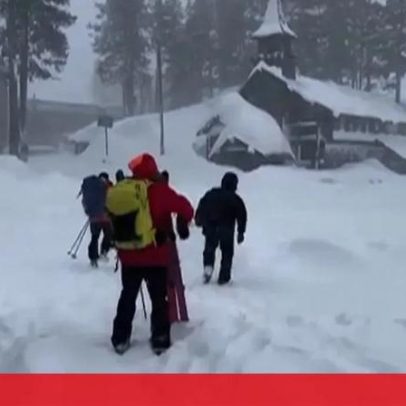 Oito esquiadores mortos após avalanche atingir a Califórnia