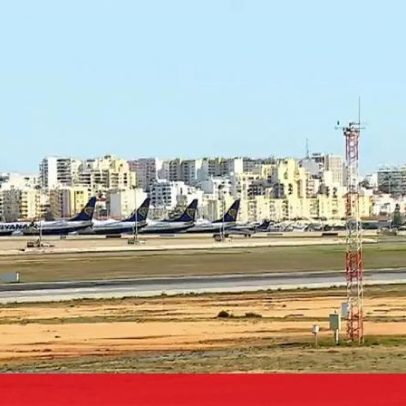 Alerta vermelho no aeroporto de Faro por suspeita de incêndio em avião