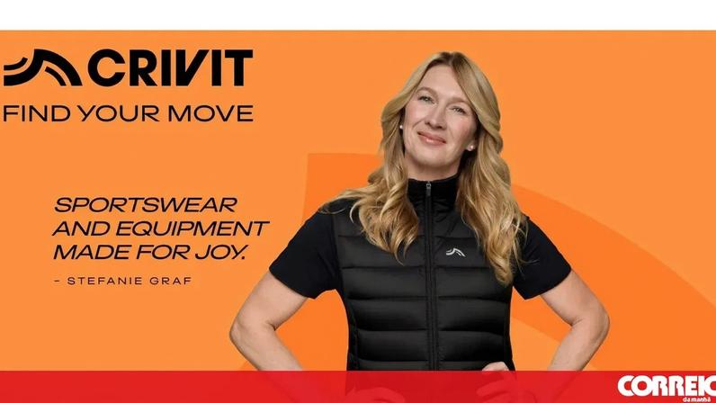 Stefanie Graf junta-se à CRIVIT para promover desporto e movimento