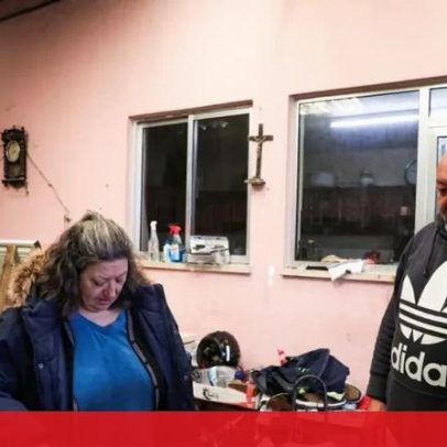 Filomena e Vítor estão há três semanas num pavilhão em Leiria à espera de dias melhores