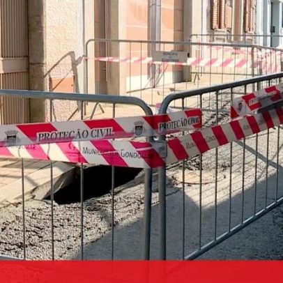 Chão de garagem desaba em Gondomar após colapso de antiga mina