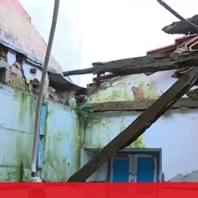 Queda de cinco metros ocorre após colapso de telhado em Vila Nova da Caparica