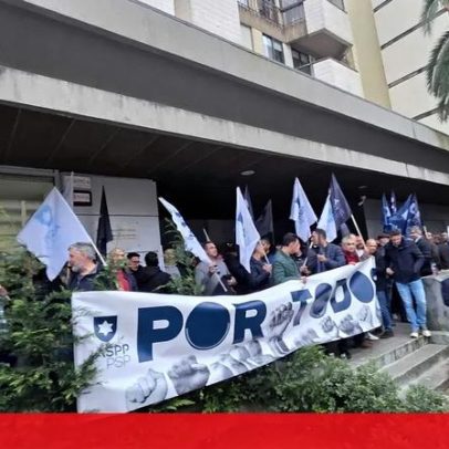 Cerca de 150 agentes da PSP contestam o modelo de gestão do Comando do Porto