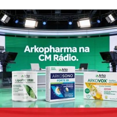 ARKOPHARMA mantém presença diária na CM Rádio em março
