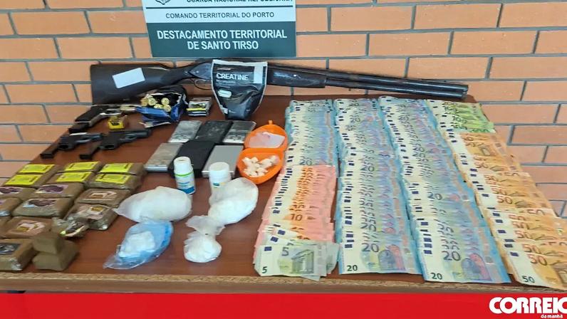 Material apreendido pela GNR