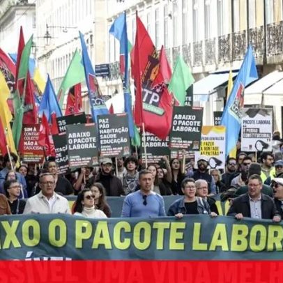 Milhares em Lisboa protestam contra o pacote laboral