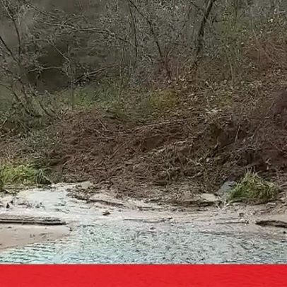 Estrada cortada por derrocada em Guimarães