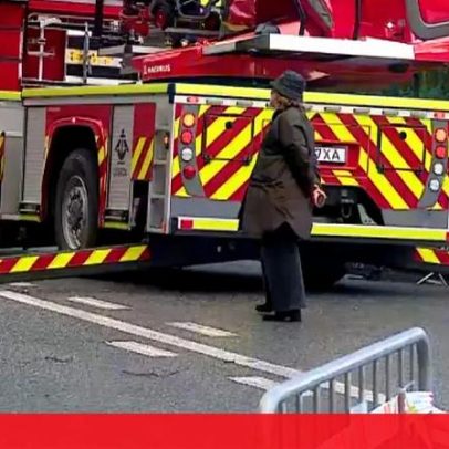 Talude cai na Calçada da Estação de Campolide devido ao mau tempo