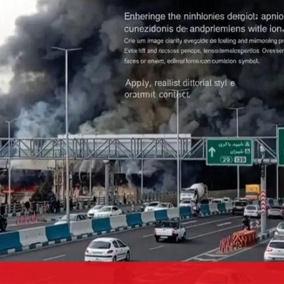 Incêndio atinge mercado na zona oeste de Teerã