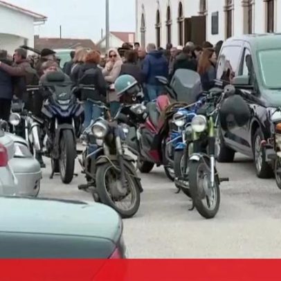 Centenas prestam homenagem a Ricardo Teodósio, vítima da tempestade Kristin