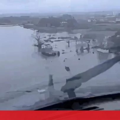 Imagens aéreas da FAP e Marinha mostram áreas afetadas pelas cheias
