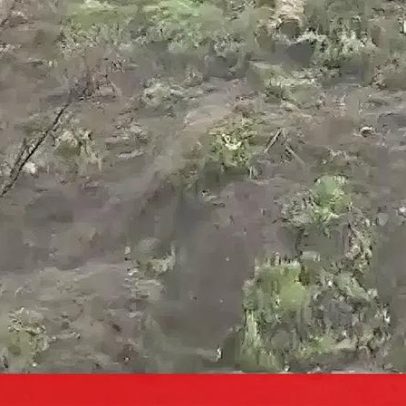 Desabamento parcial de encosta na Costa da Caparica preocupa moradores