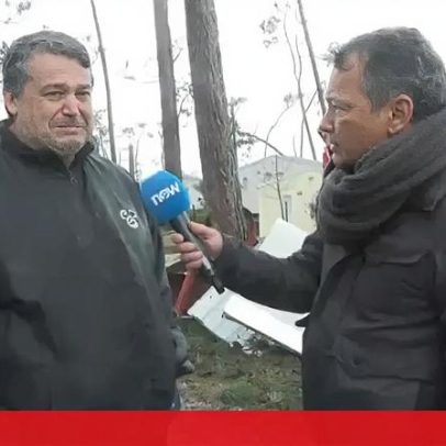 Tempestade Kristin atinge parque de campismo em São Pedro de Moel gerente relata