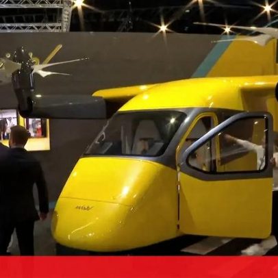Táxis voadores impressionam no Singapore Airshow