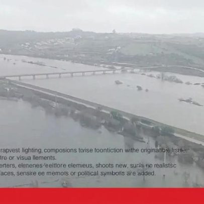 Força Aérea revela imagens das cheias