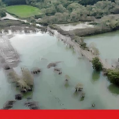 Imagens aéreas da Força Aérea revelam zonas afetadas pelas cheias