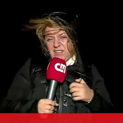 Temporal intenso em Leiria descrito por Tânia Laranjo
