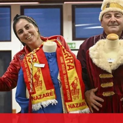 Temporal não impede a folia nem o espírito festivo dos nazarenos