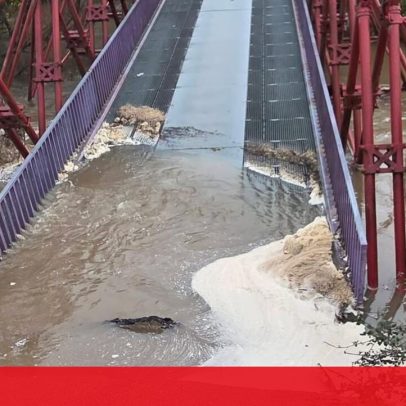 Ponte na Chamusca cai devido ao mau tempo