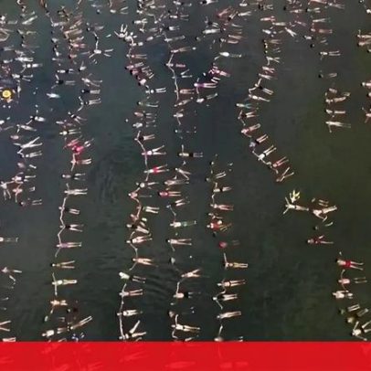 Lago argentino acolhe tentativa de bater recorde mundial do Guinness