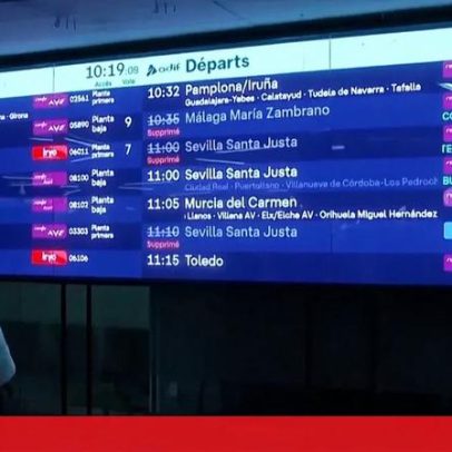 Maquinistas iniciam greve de três dias em Espanha