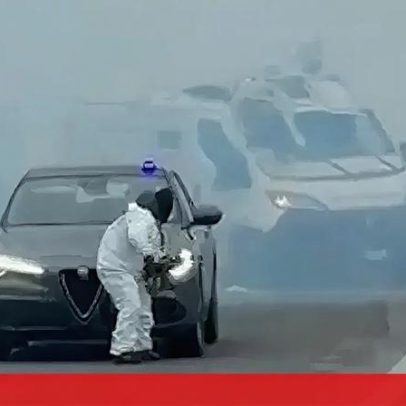 Assaltantes explodem carrinha de valores numa autoestrada italiana