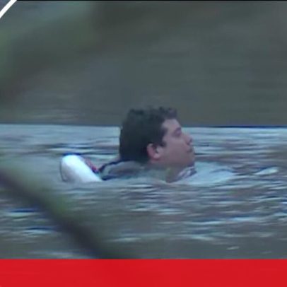 Homem cai em zona inundada no rio em Estarreja e fica agarrado a árvore