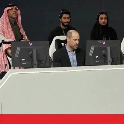 Príncipe William participa em torneio de e-sports na Arábia Saudita