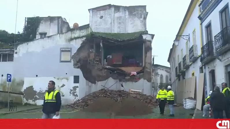Casa demolida em Beja