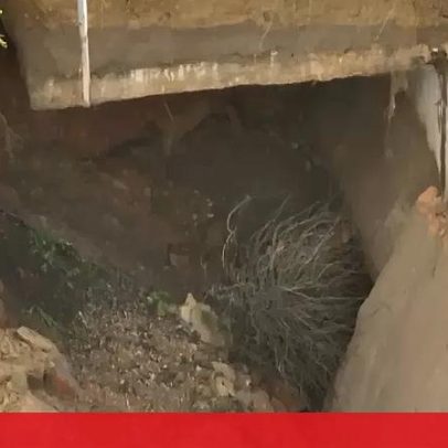 Imagens mostram dimensão do buraco na A1 após rebentamento do dique do Mondego