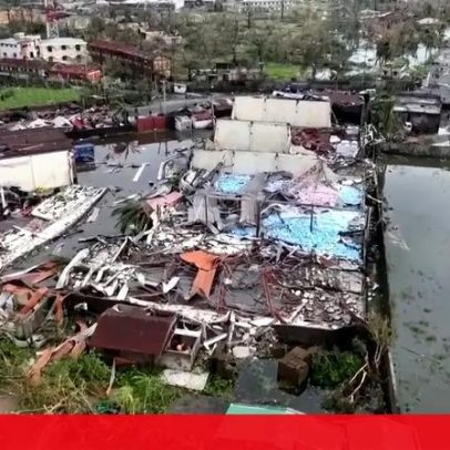 Ciclone Gezani causa devastação em Madagáscar, imagens aéreas