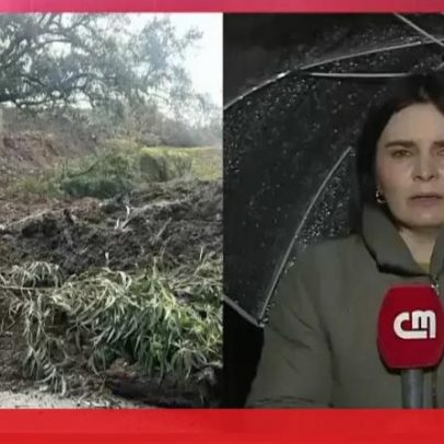 Derrocada na Estrada Municipal 591 coloca habitações em Braga em risco