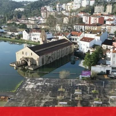 Imagens de drone revelam interior do Mosteiro de Santa Clara-a-Velha em Coimbra