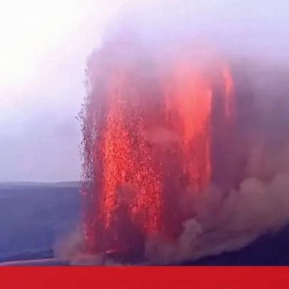 Vulcão Kilauea volta a entrar em erupção e mostra atividade