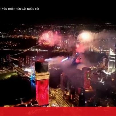 Vietname celebra o Ano Novo Lunar com espetáculo de fogo de artifício