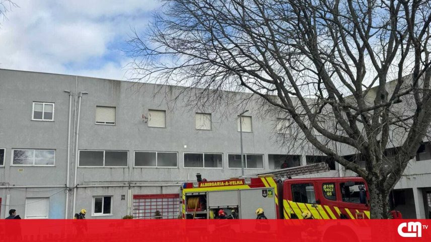 Idosa desalojada após incêndio em Albergaria-a-Velha