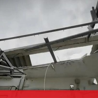 Comerciantes relatam terror após passagem da depressão Kristin na Marinha Grande