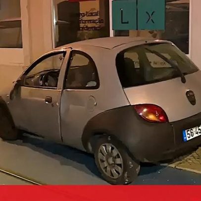 Homem usa carro alheio e atropela cinco no Chiado; duas menores hospitalizadas