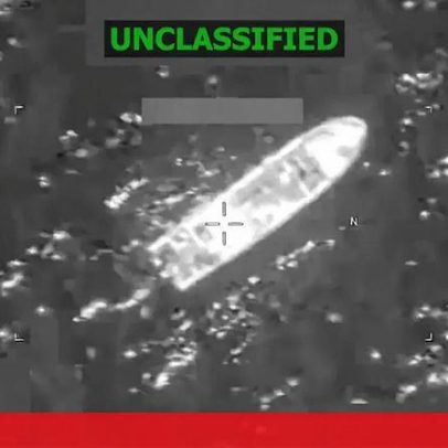 EUA atacam alegado barco de droga no Pacífico