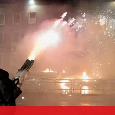 Protestos em Tirana terminam em confrontos com a polícia