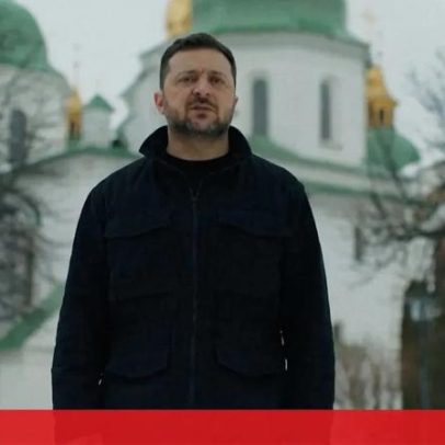 Zelensky celebra quatro anos de guerra e elogia resistência da Ucrânia