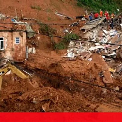Óbitos por chuvas torrenciais no Brasil sobem para 53