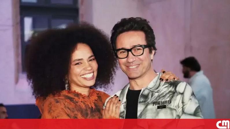 Casal Ana Sofia Martins e David Fonseca com o filho Manuel