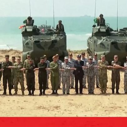 Imagens dos treinos EUA, Tailândia, Coreia do Sul e Singapura no Cobra Gold 2026