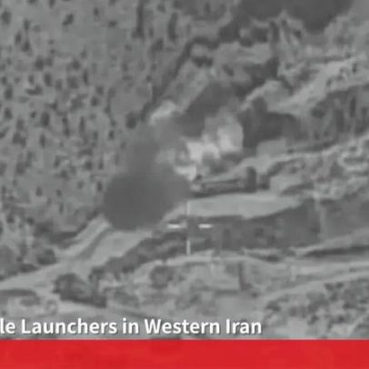 Exército israelita divulga imagens de ataques contra alvos no Irão