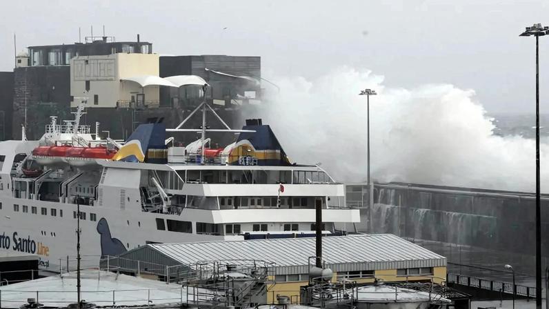 Funchal, Madeira, mau tempo
