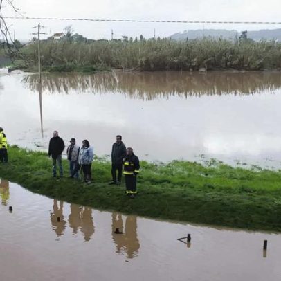 Galgamento do Rio Alcoa obriga realojamento de 17 pessoas em Alcobaça