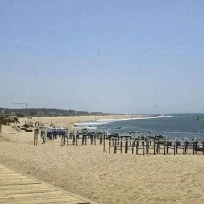 Corpo encontrado na praia de Salgueiros, Gaia