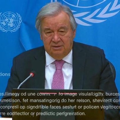 Guterres denuncia ataque maciço aos direitos humanos pelos mais fortes